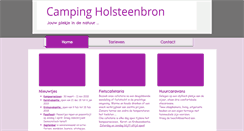 Desktop Screenshot of holsteenbron.be